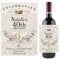 Personalised 18th 21st 30th 40th 50th 60th Happy Birthday Wine Champagne Bottle Label ~ Any Age Gift Idea for him her N64