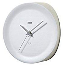 Alessi GIA20 W DC03/2 PB Tonale Piatto Fondo, Ceramica, Azzurro, Resina termoplastica, Bianco, 21x21x13 cm