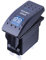 Mintice Coche de 12V 20A LED Azul Interruptor de Palanca Basculante Luz Impermeable Interruptor de Botón Pulsador Conmutador Coche 5 Pines Light