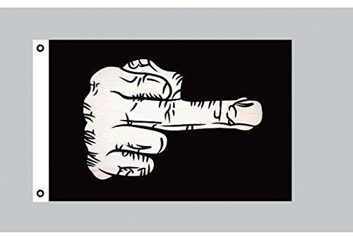 Everflag Flagge 90 x 150 : Stinkefinger
