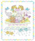 Jack Dempsey Needle Art Nadel Art 406039 Arche Noah Krippe Quilt Tops, 101,6 cm – by-60 Zoll, Weiß,