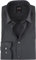 Olymp Herren Hemd Level 5 Body Fit Langarm, Anthrazit, 39