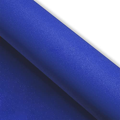 Könighaus (7,5€/m2) Diamand Glitter Blau Autofolie 500 x 152 cm blasenfrei mit Anleitung (Glitzer Folie)
