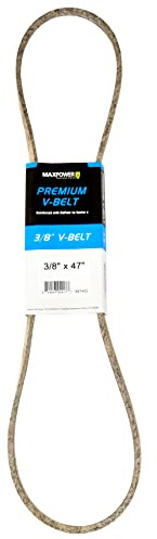 MaxPower Keilriemen 347452, Kevlar verstärkt, 3/8 x 47 - 3L470 - Aussenlänge L(a) 1200 mm.