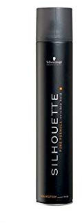 Schwarzkopf Silhouette Extra Strong Black Laca Fijación Fuerte - 500 ml