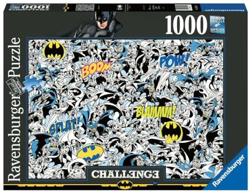 Ravensburger DC Comics Batman Challenge 1000 Piece Jigsaw Puzzle for Adults & Kids Age 12 Years Up