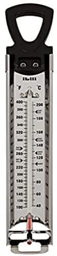 Ibili 776700 Thermomètre à sucre, Argenté/Noir/Transparent