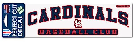 Wincraft MLB Perfect Cut Aufkleber 8x25cm St. Louis Cardinals