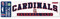 Wincraft MLB Perfect Cut Aufkleber 8x25cm St. Louis Cardinals
