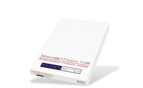 Kirsten Balk Jersey Stretch Spannbettlaken, weiß, 140x200-160x220 cm