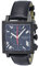 Louis Erard Carree Herren-Armbanduhr 39mm Armband Leder Schwarz Automatik Analog 77504AN02.BDC34