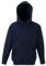 Unisex-Kapuzen-Sweatshirt/Hoodie für Kinder von Fruit of the Loom Gr. 14 Jahre, Dunkles Marineblau