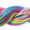 Accessoires création Fil Nylon 1 mm pour Bracelet shamballa écheveau 24 mètres Multicolore