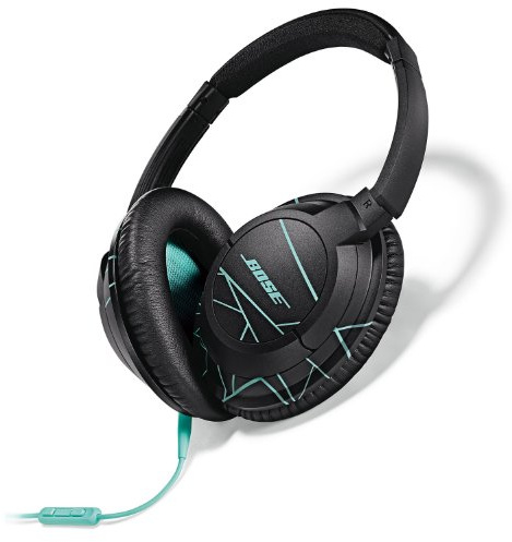 Bose SoundTrue Over Ear Headphones - Black/Mint