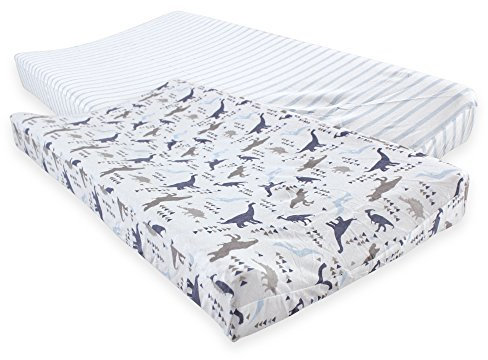 Touched by Nature Wickelauflagenbezug, Unisex, Bio-Baumwolle, Dino, Einheitsgröße