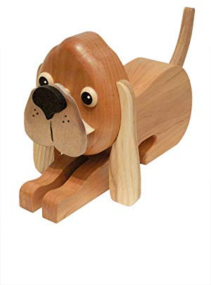 Kuhnert Brillenständer aus Holz - zur Aufbewahrung und Präsentation - Elefant - Höhe: ca. 13cm - Made in Germany