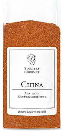 Boomers Gourmet - China Gewürz – Asiatische Gewürzmischung für Wok, Reis, Nudeln, Fleisch & Gemüse – Würzige Gewürzzubereitung für authentischen Geschmack - Nachfüllpack - 90 g