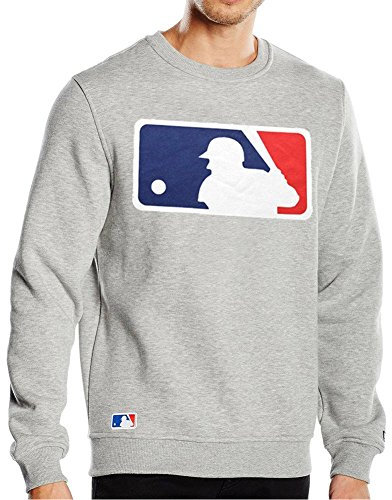 New Era Pullover - MLB Logo Baseball grau - 3XL