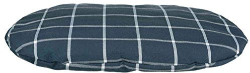 Trixie Scoopy Oval Hundekissen, 105 x 68 cm, grau/anthrazit