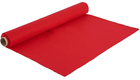 VBS Bastelfilz 45x100cm filzen basteln Filzrolle Rot