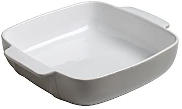 Pyrex 8013117 Signature Plat à Four Carré Gris en Céramique 22 x 22 cm