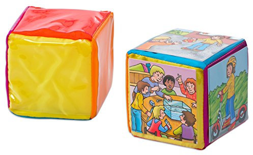 Betzold Pocket Cube, Kinder Lernwürfel für 9 cm Karton, Mehrfarbig