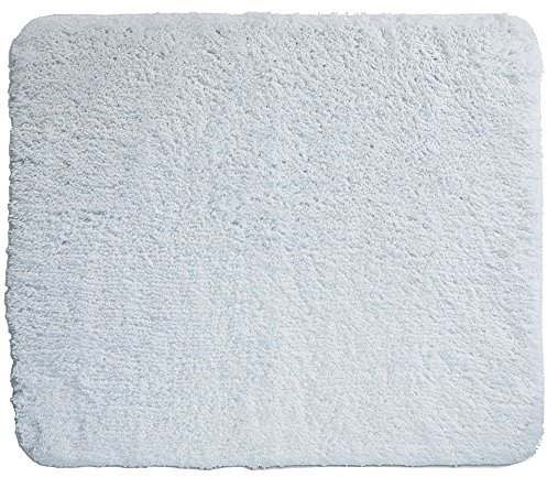 Kela Badematte Livana 100x60cm aus Polyester in weiß, 60 x 100 x 0.8 cm