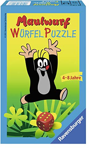 Ravensburger 23118 - Maulwurf Würfelpuzzle - Mitbringspiel