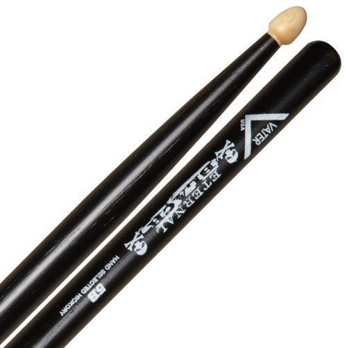 Vater VHEB5BW Eternal Drumsticks (5B, Holzkopf) schwarz