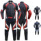 German Wear 2-teiler Motorradkombi Biker lederkombi aus Rindsleder, 52/L, Rot