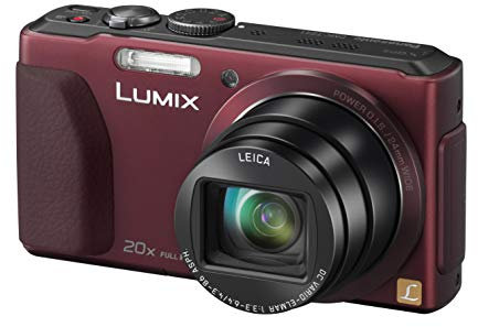 Panasonic Lumix DMC-TZ41 Lumix Fotocamera Digitale, Rosso