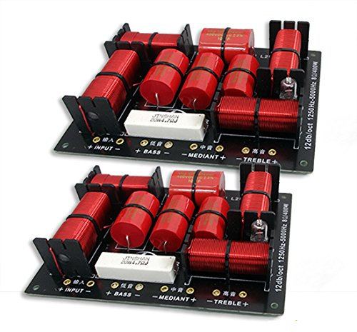 2 x 3 Voies de qualité Filtres Crossover pour Haut-parleurs 400W
