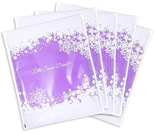 Little Snow Direct Pack of 50 Organza Sash Chair Cover Bows for Wedding Reception Anniversary Birthday Party Decoration - Lilac