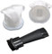 2 Schmutzfilter Filter + 1 Düsenset Düse u. Bürste geeignet für Vorwerk Akkusauger VC100 VC 100