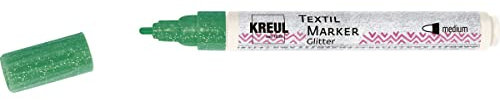 KREUL Javana Textile Texi Mäx Fabric Paint Pen Glitter Green