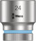 WERA-05003614001-8790 HMC Zyklop Nuss 24,0 - Llave de vaso Zyklop con arrastre de 1/2