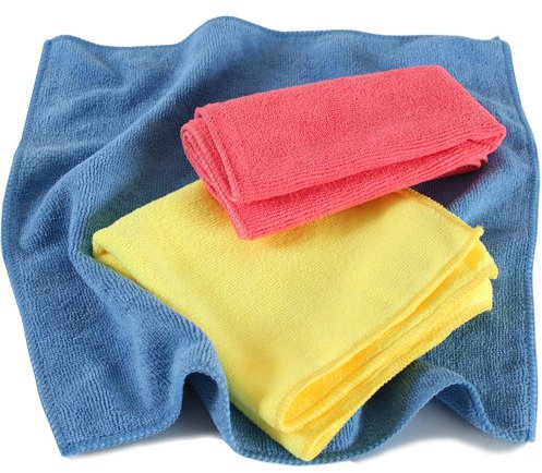 tectake® 6 Mikrofasertücher Mikrofasertuch Poliertücher Microfasertuch Mikrofasertücher