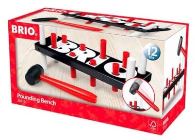 BRIO 30515 Schwarze Klopfbank