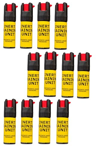 Inert Pepper Spray Practice Bundle - Lot of 12 - Inert Practice Pepper Spray units