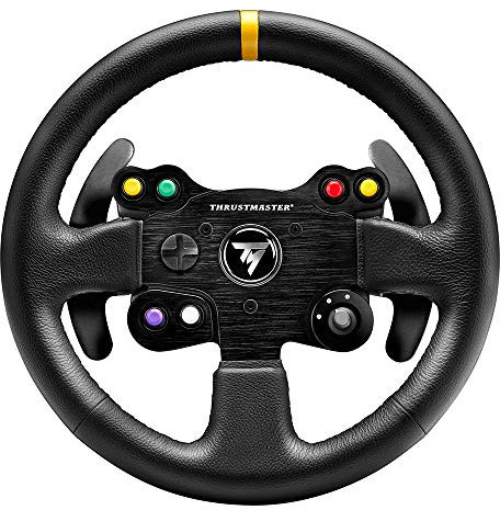 Thrustmaster 4060057 mando y volante PC, Playstation 3, PlayStation 4, Xbox One Negro - Volante/mando (Volante, PC, Playstation 3, PlayStation 4, Xbox One, Digital, Alámbrico, Negro, Cuero)