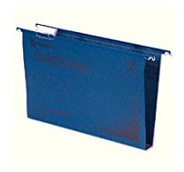 Acco 70625 - Rexel Crystalfile Classic Foolscap Susp File 30mm Blue PK50