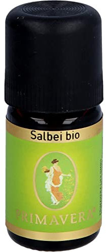 PRIMAVERA Salbei bio 100% naturreines Ätherisches Öl, 5 ml ätherisches Öl