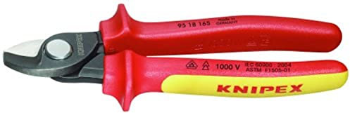 KNIPEX Tools 9518165SBA Kabelschere, isoliert, 1000 V