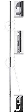 Schloss Iseo Art. 7255014028 Performa Mechanische Multipoint Eingang 40 zum Hineinschlüpfen