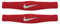 NIKE Dri Fit Bänder (Rot/Weiß, OSFM)