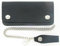 Bikers Shield BW01002 Biker-Geldbörse aus hochwertigem Leder, 17,8 cm, Schwarz