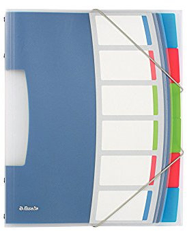 Esselte 624029 Ordnungsmappe VIVIDA, A4, PP, 6 Fächer, mehrfarbig