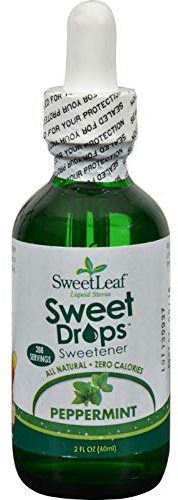 Wisdom Natural SweetLeaf Liquid Stevia, Peppermint 2 Fl Oz (Pack of 1)