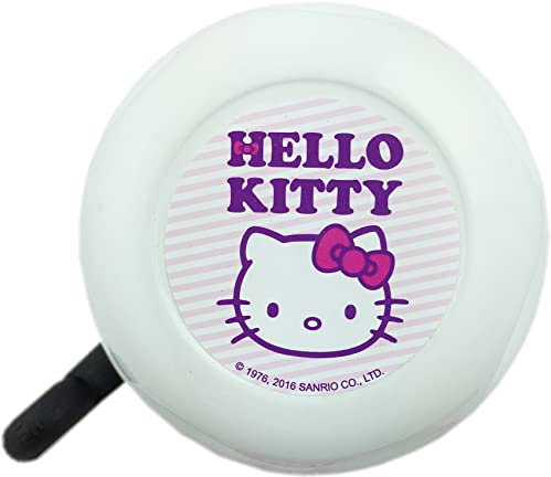 Pseudo 62316 - Campanello da bici per bambini, Hello Kitty, colore: Bianco