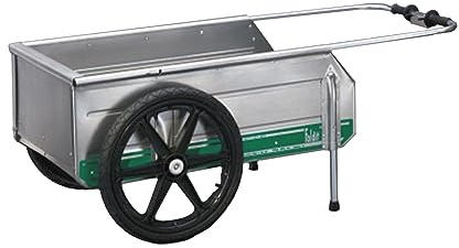 Tipke Manufacturing Company Foldit Do It All Portable Rust Corrosion Resisting Aluminum Folding Utility Cart with 300 Pound Capacity, Silver